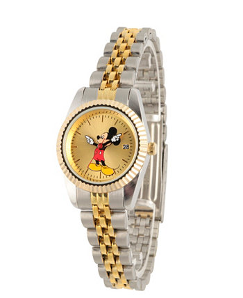 Двухцветные мужские часы Disney Mickey Mouse из серебра и золота Ewatchfactory