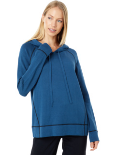 Модальный пуловер с капюшоном и контрастной строчкой Elliott Lauren