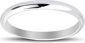 Кольцо из стерлингового серебра 4 мм SIMONA
