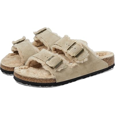 Сандалии Arizona Shearling из натуральной кожи с меховой подкладкой Birkenstock