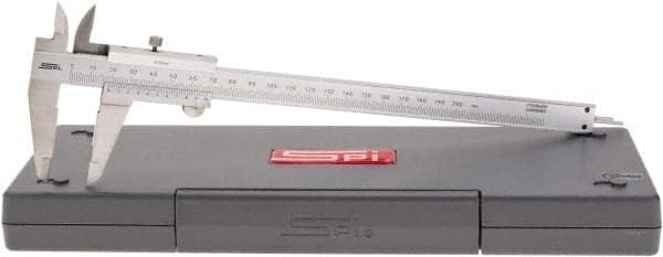 SPI 17-718-8 Calibrated Stainless Steel SAE Vernier Caliper: 0 to 6 inch Range Spi