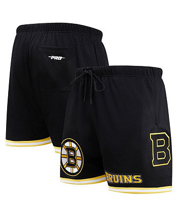 Мужские черные классические сетчатые шорты Boston Bruins Pro Standard