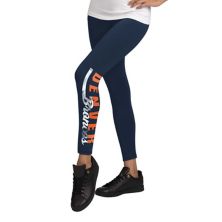 Women's G-III 4Her by Carl Banks Navy Denver Broncos 4th Down Leggings In The Style