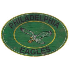 Philadelphia Eagles Heritage Oval Wall Sign Fan Creations