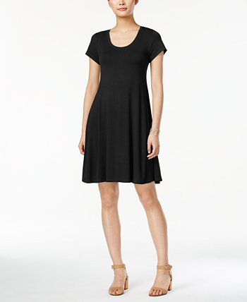 A-Line платье с коротким рукавом, созданное для Macy's Style & Co