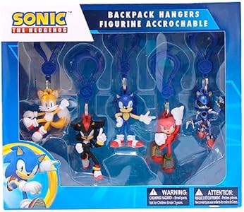 Just Toys LLC Sonic the Hedgehog Backpack Hangers (Series 3) Just Toys LLC