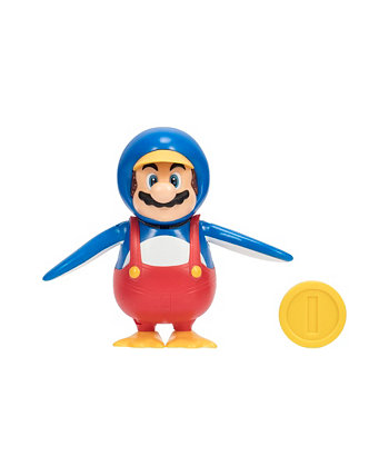 4-дюймовая фигурка-Пингвин Марио с монетой Super Mario