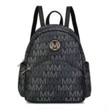 Mkf Collection Palmer Vegan Leather Signature Logo-print Women’s Backpack By Mia K MKF Collection