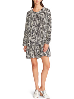 Платье из искусственного шелка с принтом зебры и абстрактным принтом Betsey Johnson