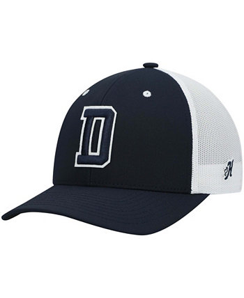 Мужская темно-синяя белая шляпа с логотипом Dallas Cowboys Snapback Hooey
