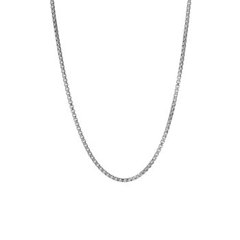 Sterling Silver Box Chain Necklace DEGS & SAL