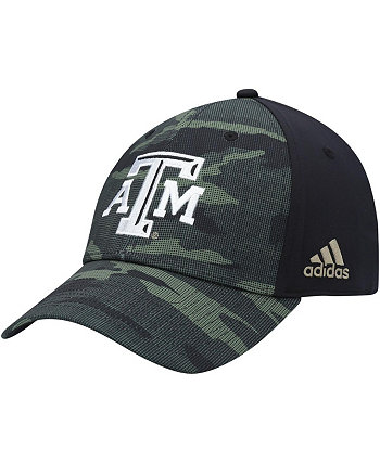 Мужская камуфляжная гибкая шляпа Texas A&M Aggies в военном стиле Adidas