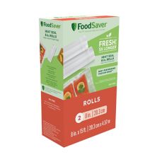 FoodSaver 8&#34; Рулон вакуумного упаковщика длиной 15 футов, 2 шт. FoodSaver