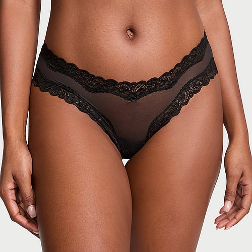 Женские Трусы Victoria's Secret Tease Lace-Trim Cheeky Victoria's Secret