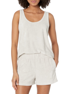 CozyTerry® and Luxechic Mix Tank and Shorts Set Barefoot Dreams