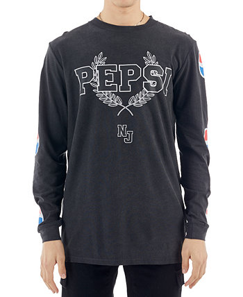 Мужская футболка Pepsi с длинными рукавами в винтажном стиле NANA jUDY