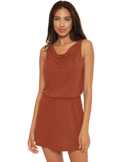 Breezy Basic Cowl Neck Reversible Dress Cover-Up Becca