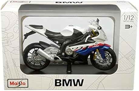 Maisto BMW S1000 RR Motorbike - 1:12 Scale - Incredibly Detailed Die-Cast Replica Collectible Model Motorcycle Maisto