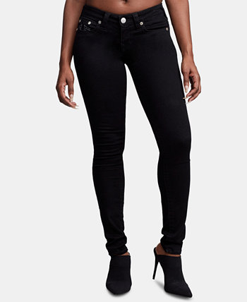 Черные джинсы скинни Stella с низкой посадкой True Religion