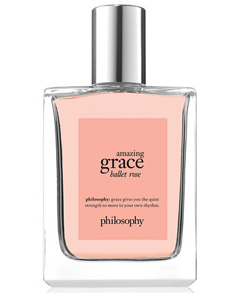 Eau de Toilette Amazing Grace Ballet Rose, 60 мл, нежный аромат розы, пиона и личи Philosophy