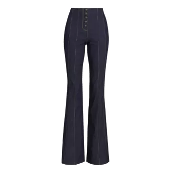 Расклешенные джинсы Carolina со швами Cinq a Sept