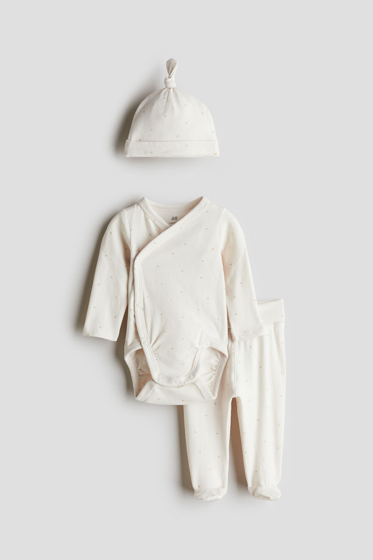 3-Piece Soft Cotton Set H&M