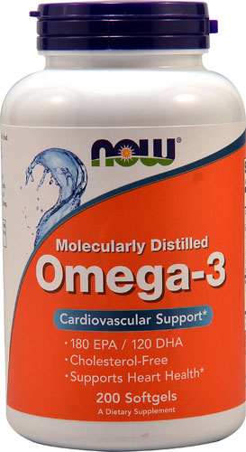 Omega-3 - 200 капсул - NOW Foods NOW Foods