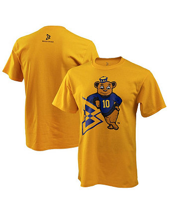 Men's Gold Cal Bears Co-Branded Logo T-shirt Beast Mode