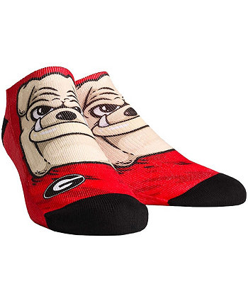 Женские носки Rock Em Socks Низкие носки до щиколотки с изображением талисмана Georgia Bulldogs Rock 'Em