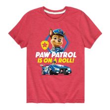 Футболка Paw Patrol Is On A Roll для мальчиков 8-20 с рисунком Marshall Paw Patrol
