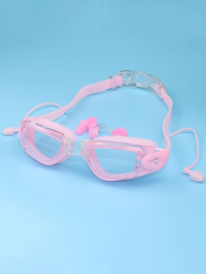 Очки для плавания против запотевания с берушами & Зажим для носа SHEIN