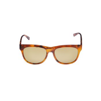 Прямоугольные солнцезащитные очки Seasonal Icon 55M GUCCI
