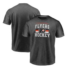 Серая футболка с логотипом «Молодежные фанатики» Philadelphia Flyers Dynasty Space Dye Fanatics