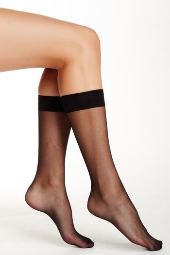 Прозрачные носки до колена - упаковка из 2 шт. Shimera