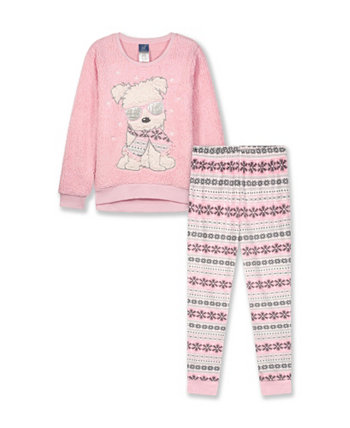 Новинка пижамы для маленьких девочек, комплект из 2 предметов Max & Olivia