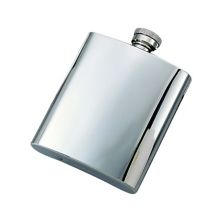 5.25&#34; Plain Designed Stainless Steel Flask Contemporary Home Living