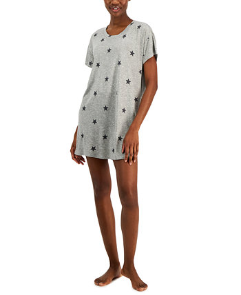 Женская ночная рубашка с принтом и короткими рукавами, созданная для Macy's Jenni