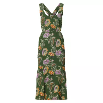 Платье миди Everett с цветочным принтом EQUIPMENT