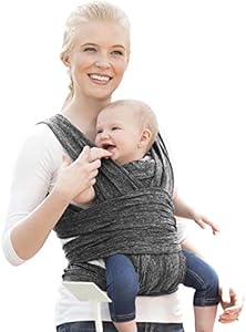 Детская переноска-рюкзак Boppy ComfyFit Adjust – 3 положения, 8-35 фунтов, серый меланж Boppy