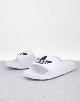 Белые шлепанцы adidas Originals Adilette Adidas