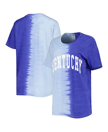 Женская футболка Royal Kentucky Wildcats Find Your Groove с раздельным краем Gameday Couture