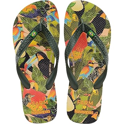 Женские сандалии Havaianas Farm Rio Passaros с резиновым верхом и легким дизайном Havaianas