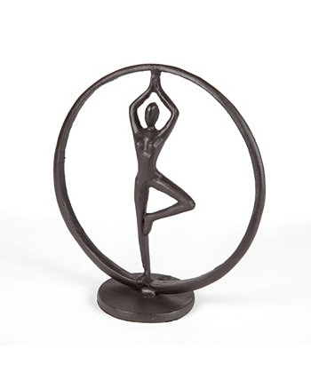 Чугунная скульптура «Круг дерева йоги» Danya B