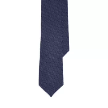 Льняно-шелковый галстук Ralph Lauren