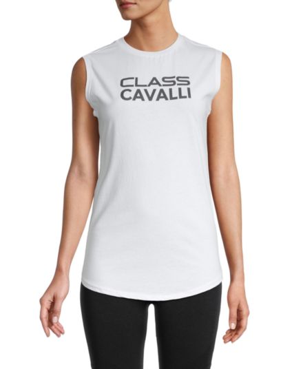 футболка с логотипом Muscle Cavalli Class by Roberto Cavalli
