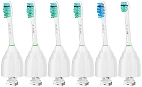 Brushmo Electric Sonic Toothbrush BM02, Rechargable Long Lasting Battery Toothbrush with 3 Brush Modes, Timer, Charging Base, Toothbrush Heads Compatible with Philips Sonicare E-Series, White Brushmo