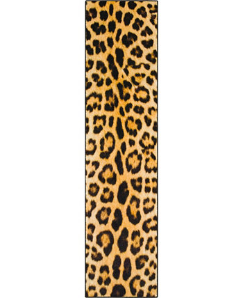 Коврик для беговой дорожки призматических пятен гепарда размером 2 x 8 футов Mohawk