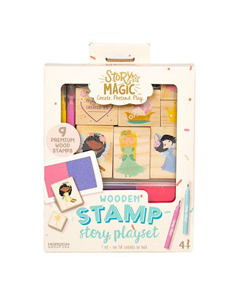 Mini Wooden Stamp Set Story Magic