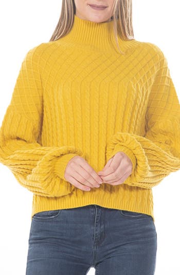 Вязаный пуловер с длинными рукавами и пуловером RAIN AND ROSE