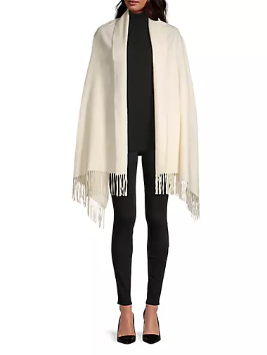 Длинный шарф Sofia Cashmere Fringed Cashmere Wrap Sofia Cashmere